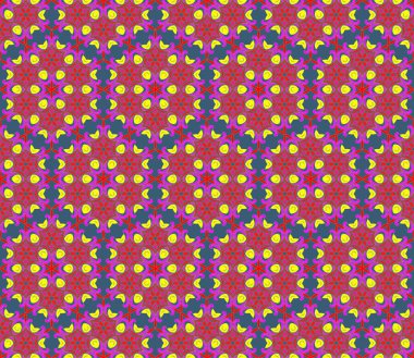 Dikişsiz desen Arapça veya Hint tarzı. Arabesk mandala Hint motifi retro vintage