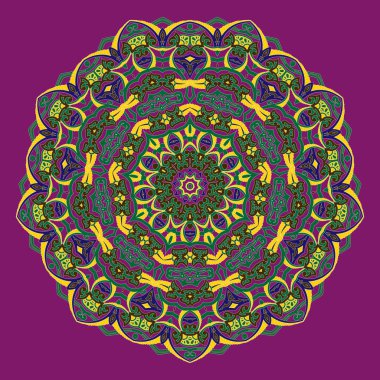 Geleneksel kalamkari süs çiçek desenli tasarım. Arka plan süsleme. Sen-ebilmek kullanma bu desen halı, şal, yastık, minder, vektör çizim toplama tasarımı