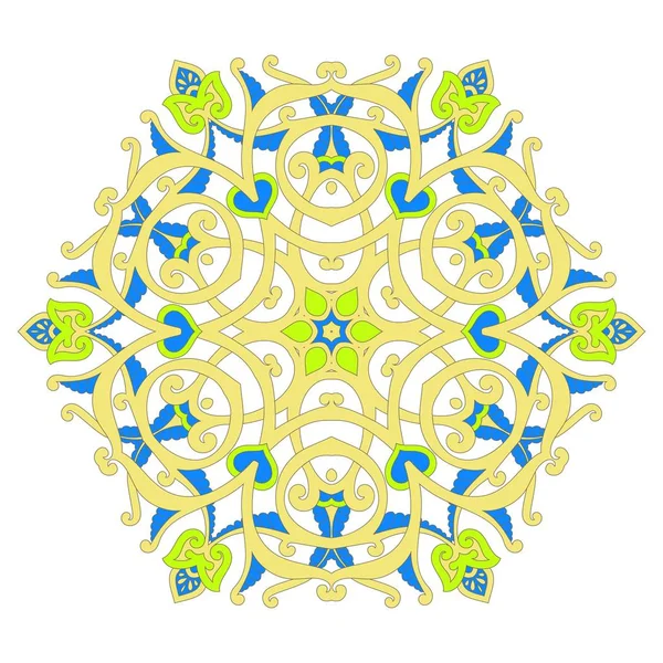 Traditionnel Kalamkari Ornemental Floral Paisley Design Décoration Arrière Plan Vous — Image vectorielle