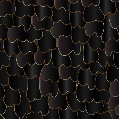 Siyah ejder sorunsuz arka plan doku çocuk çizim tarzında ölçeklendirir.