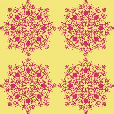 Sorunsuz arka planda Arapça veya oryantal tarzı. Mandala süsleme. Türk tarzı Vintage çok renkli desen. Elle çizilmiş arka plan. Islam, Arapça, Indian, Osmanlı motifleri