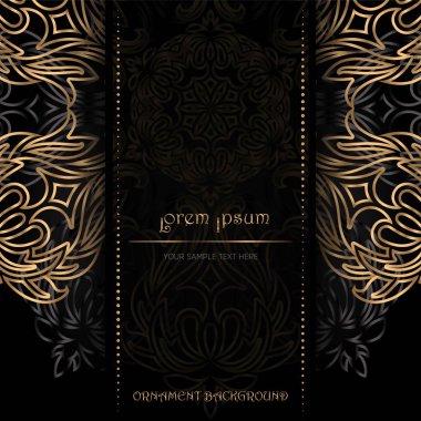 Arap Hint osmanlı motifleri için soyut süs