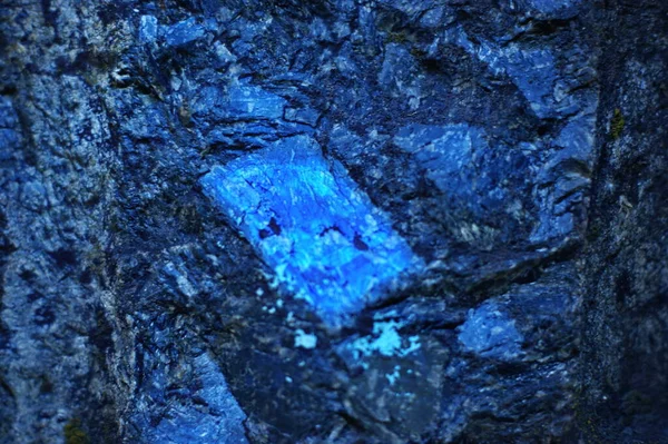 Laje de granito azul - fundo closeup e textura — Fotografia de Stock
