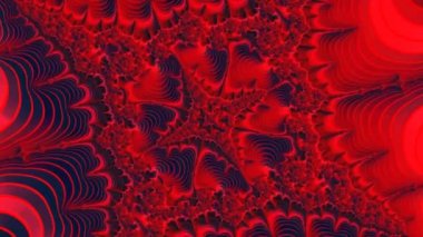 4k Soyut çok renkli fraktal hareket arkaplanı 3 boyutlu. Ya da yoga, kulüpler, şovlar, mandalalar, fraktal animasyonlar için. Güzel parlak süs..