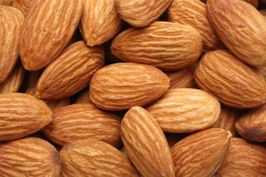 Badem yığın tüm çerçeve arka plan olarak kapsayan