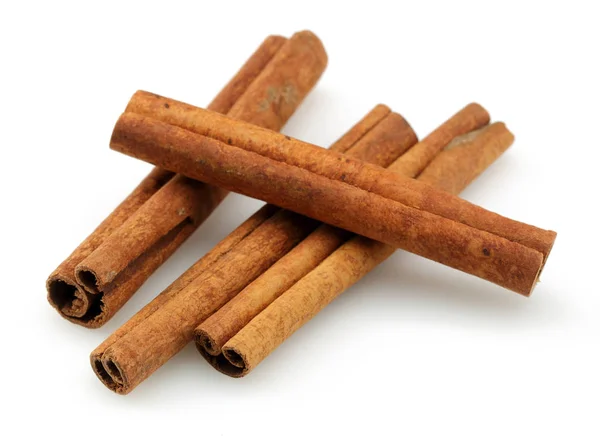 Cinnamon Sticks Isolated White Background — Stock Photo, Image