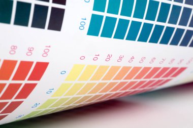 Matbaa için renk örneği