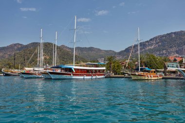 Mavi yolculuk Akdeniz, Gocek, Türkiye