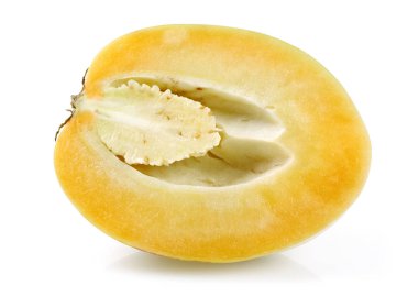 Pepino kavun meyve beyaz arka plan üzerinde