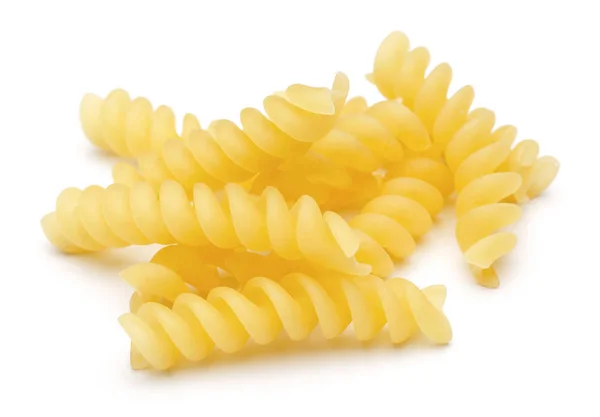 Fusilli Pasta Isolated White Background — Stock Photo, Image