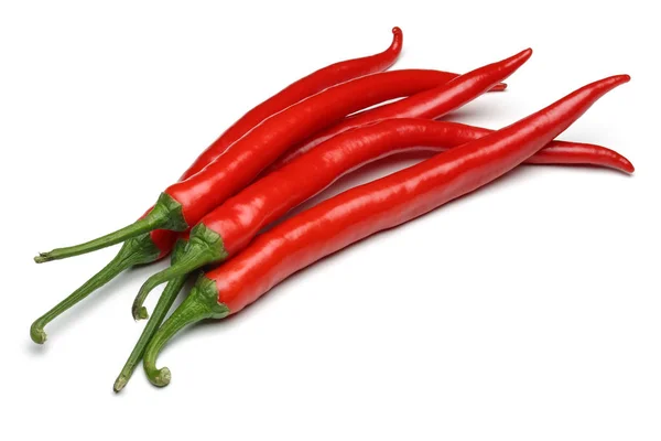 Red Peppers White Background — Stock Photo, Image