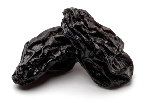 Black Raisins Isolated White Background — Stock Photo, Image