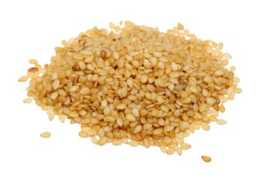 susam tohumları beyaz arkaplanda izole