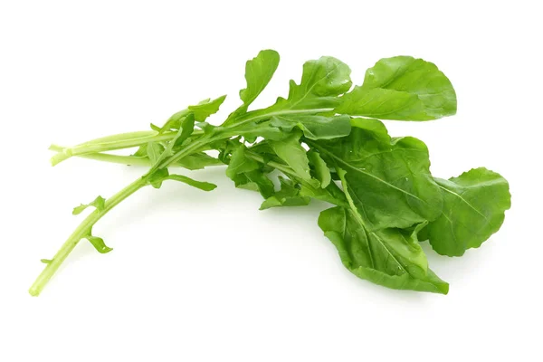 Csokor Friss Rucola Elszigetelt Fehér Background — Stock Fotó