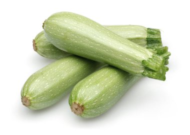 Beyaz arka plan üzerinde izole taze bütün kabak