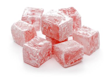 Kırmızı Türk izole üzerinde beyaz arka plan sevindirdi