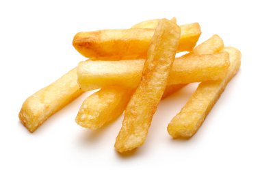 Beyaz izole patates kızartması