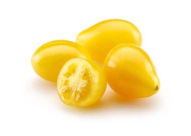 taze domates üzerinde beyaz izole