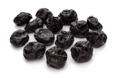 Beyaz izole kuru yaban mersini