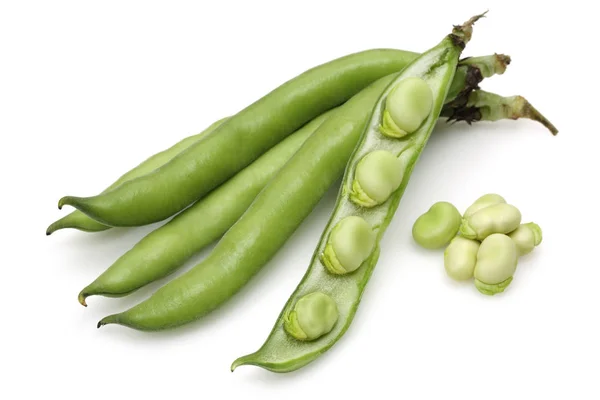 Haricot vert frais isolé sur blanc — Photo