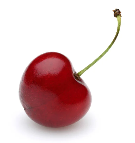 Zralé červené cherry izolovaných na bílém — Stock fotografie