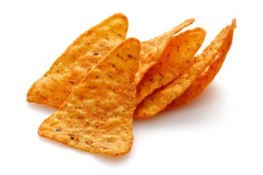 Taco Chips beyaz izole