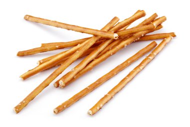 Sopa kraker, simit, beyaz izole