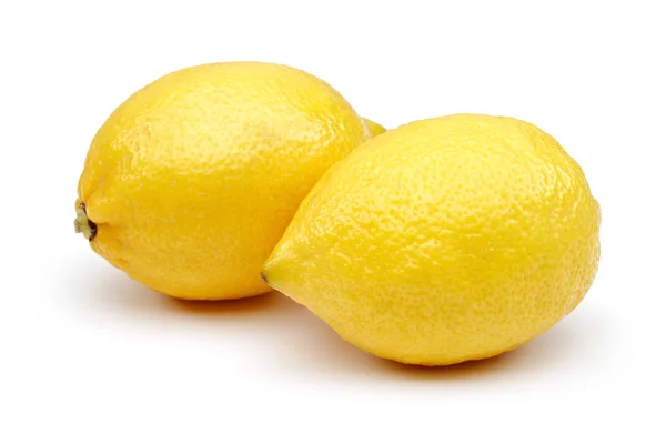 Cytryny świeże owoce na białym tle — Zdjęcie stockowe