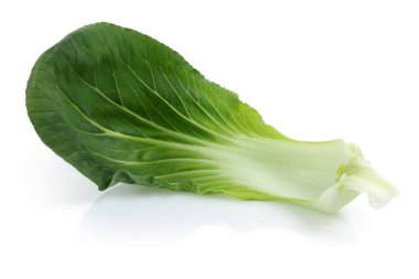 Bok Choy veya Çin lahanası beyaz izole