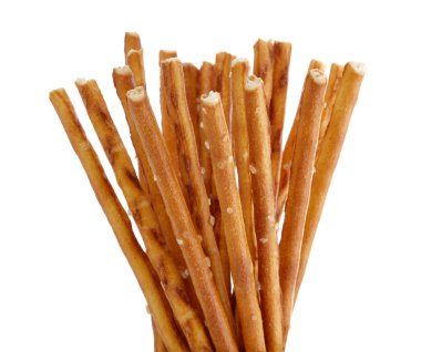 Sopa kraker, simit, beyaz izole