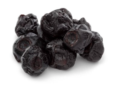 Beyaz izole kuru yaban mersini