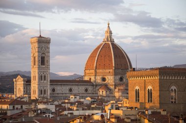 General view of Cathedral of Santa Maria del Fiore in Florence. clipart