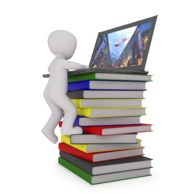 kitap ve bilgisayar ile eğitim anahtarıdır