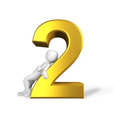 2 numaralı iki içinde altın harf