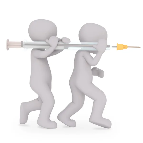 Carry Syringe Injection — Stock Photo, Image