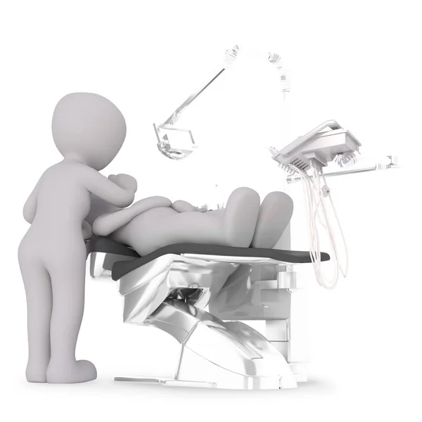 Dişçide Bir Tedavi Olan — Stok fotoğraf