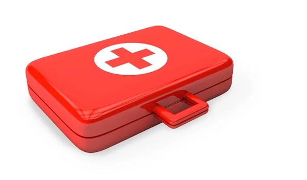 Red First Aid Box — Stock Photo, Image