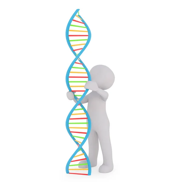 Dokter Menjelaskan Dna — Stok Foto