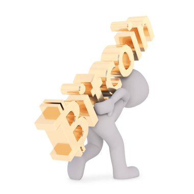 Altın Bitcoin harfleri taşımak