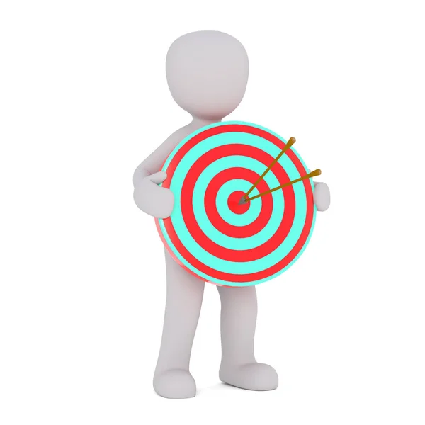 Hold Target Arrows Middle — Stock Photo, Image