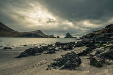 Faroe Adaları Manzara, Bour, Vagar görünümü