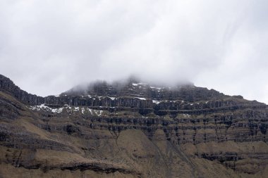 Dağdaki bulut, Kalsoy Adası, Faroe Adaları