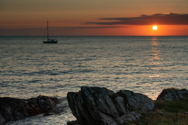 Paisagem Costeira Bangor Amanhecer Irlanda Norte County — Fotografia de Stock