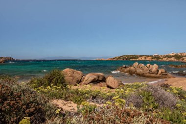 La Maddalena Adası Manzarası, Sardunya, İtalya