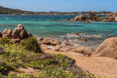 La Maddalena Adası Manzarası, Sardunya, İtalya
