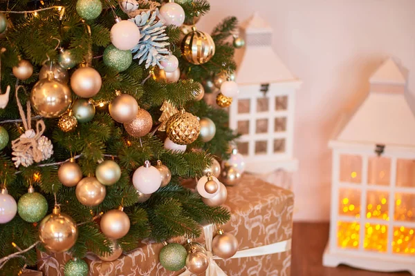 Vánoční Dekorace Doma — Stock fotografie