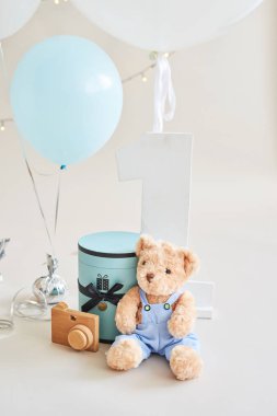 Doğum günü 1 yıl kek Smash dekor