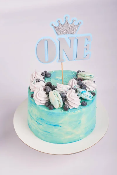 Födelsedag Cake Smash Decor — Stockfoto