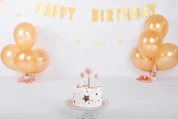 Födelsedag Cake Smash Decor — Stockfoto