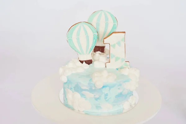 Födelsedag Cake Smash Decor — Stockfoto